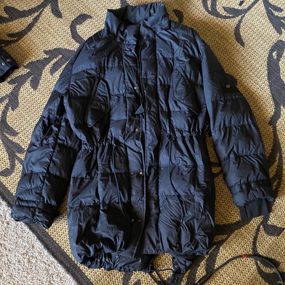 RALPH LAUREN - Men’s long puffer jacket in black - size XL